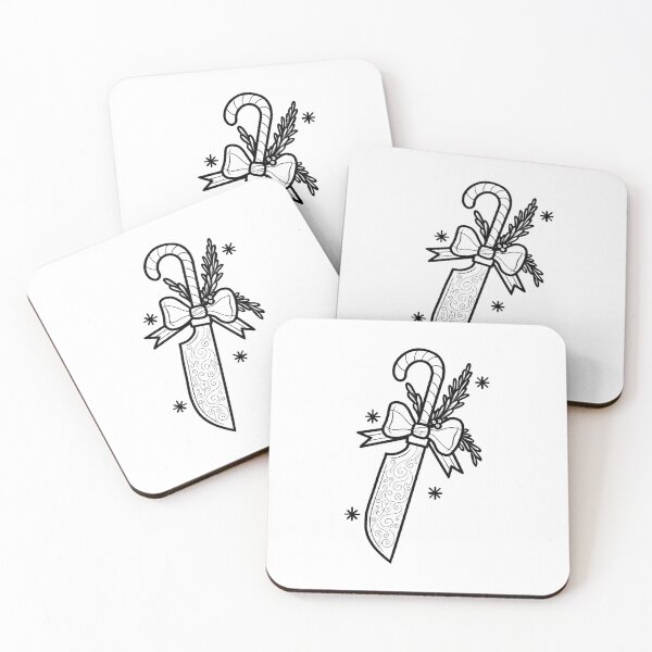 Item preview, Holiday Utensil (black and white) designed and sold by spicyavocxdo.