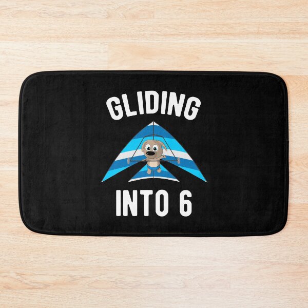 Item preview, Gliding Into 6 - Hang Glider with Puppy 6th Birthday designed and sold by onicon.