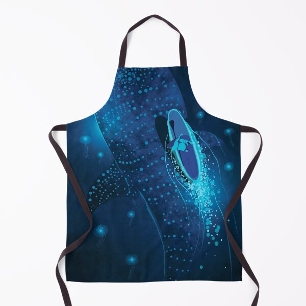 Item preview, Whale Shark Night Blue Ocean designed and sold by SurfolioPrints.
