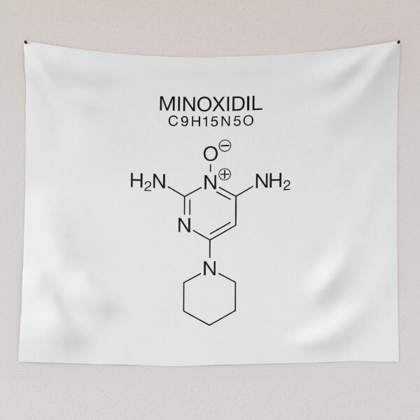 Item preview, MINOXIDIL C9H15N5O- designed and sold by DRIPPED-STORE.