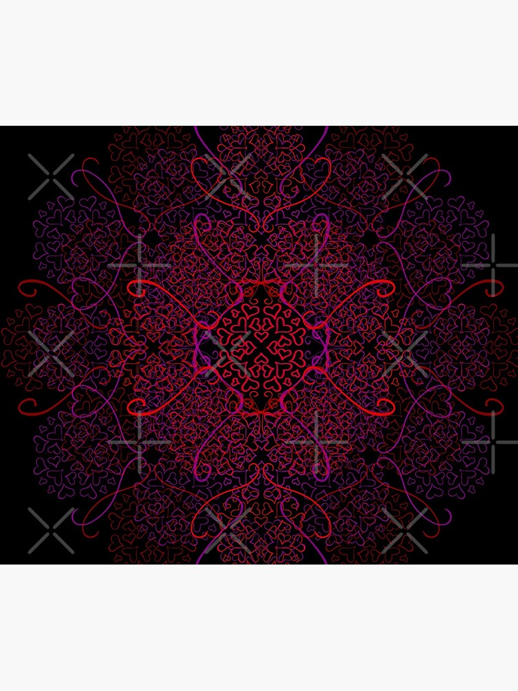 Lover Hearts Layered Paisley Pattern by that5280lady