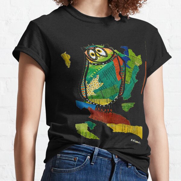 Chouette flirter avec le monde II T-shirt classique