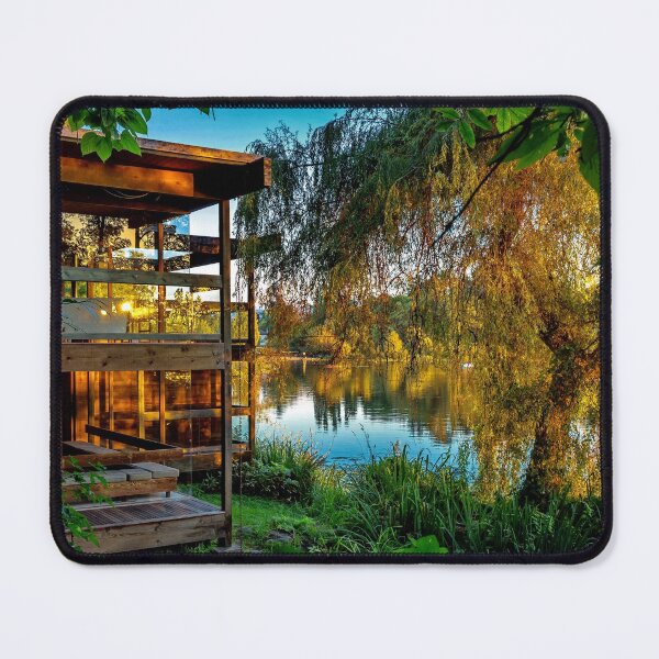 Item preview, Lonely small house in the forest by the lake in designed and sold by AlexLyubar.