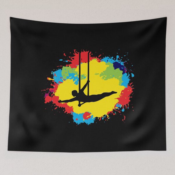 Item preview, Flying Trapeze Artist Circus Gymnastics Watercolour designed and sold by CuteDesigns1.