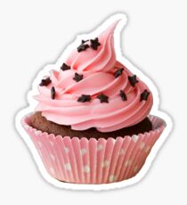 Pink cupcake Sticker