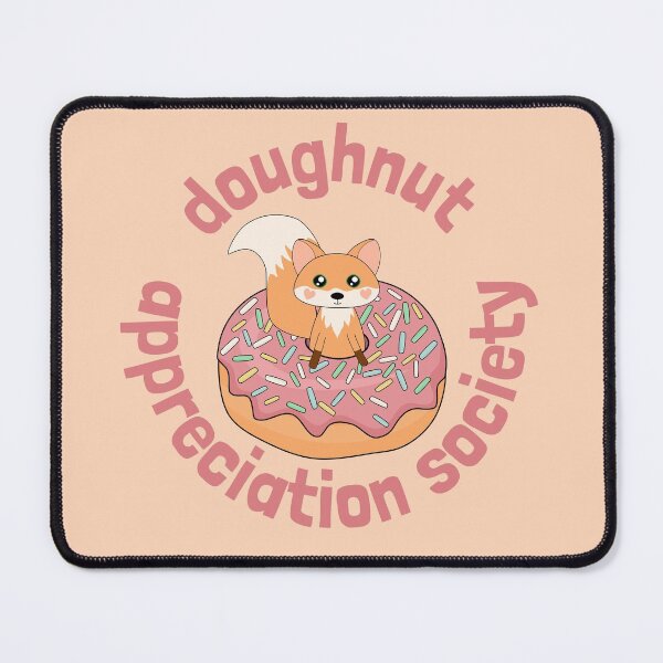 Item preview, Doughnut Appreciation Society Kawaii Fox Raspberry designed and sold by cashewdays.