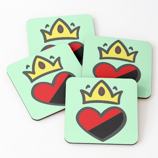 Item preview, Anarcho-Communism Heart Crown designed and sold by Lori P.