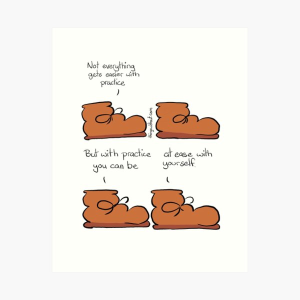 At Ease With Yourself Art Print