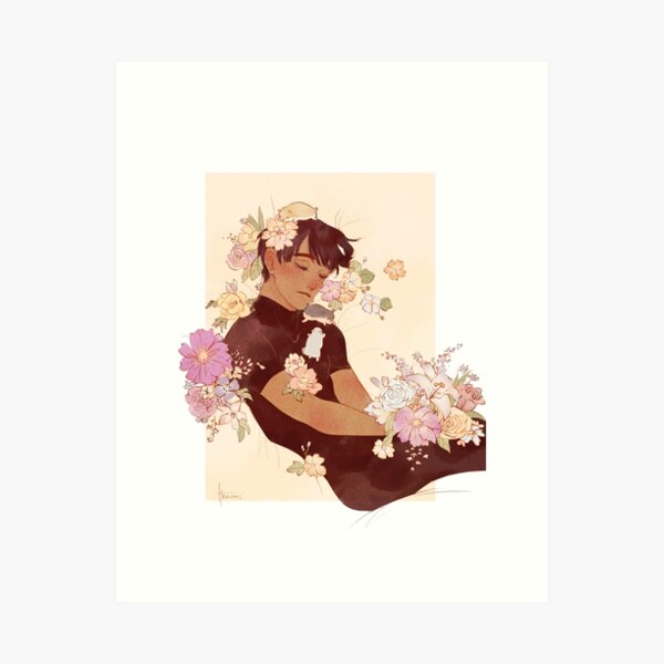 Vista previa del artículo con la obra «Phichit + Flores + Hamsters», diseñado y vendido por thacmis.