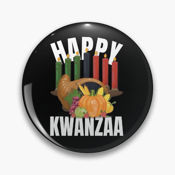 Item preview, Happy Kwanzaa Kinara Candles Food Horn African American Holiday designed and sold by GravitiTees.