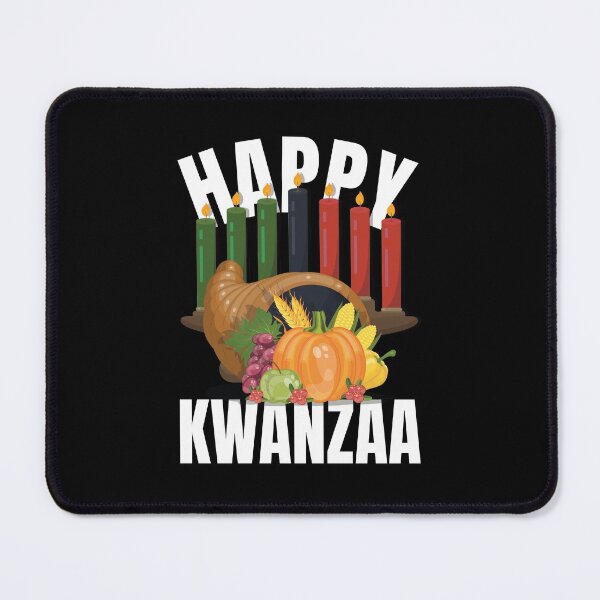 Item preview, Happy Kwanzaa Kinara Candles Food Horn African American Holiday designed and sold by GravitiTees.