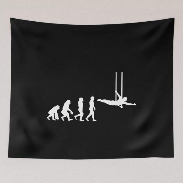 Item preview, Flying Trapeze Artist Circus Gymnastics Evolution designed and sold by CuteDesigns1.