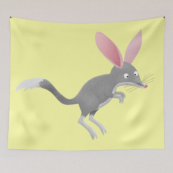 Item preview, Cute happy Australian bilby cartoon designed and sold by FrogFactory.
