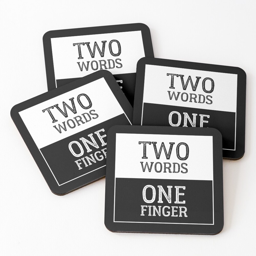 Item preview, Coasters (Set of 4) designed and sold by RudeThings.
