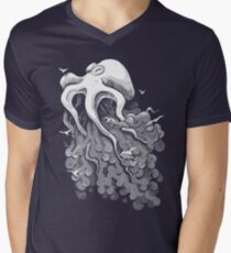 Deep Cloud Men's V-Neck T-Shirt