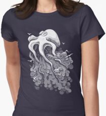 Deep Cloud Women's Fitted T-Shirt