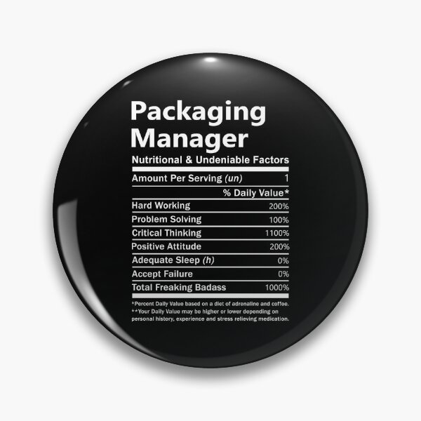 Item preview, Packaging Manager T Shirt - Nutritional and Undeniable Factors Gift Item Tee designed and sold by oslandefren.