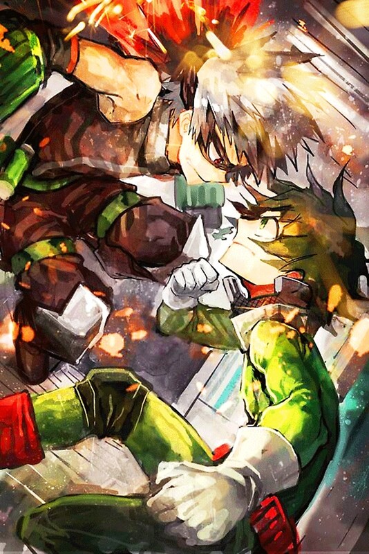 "Bakugo & Izuku" Posters by Enzosekai | Redbubble