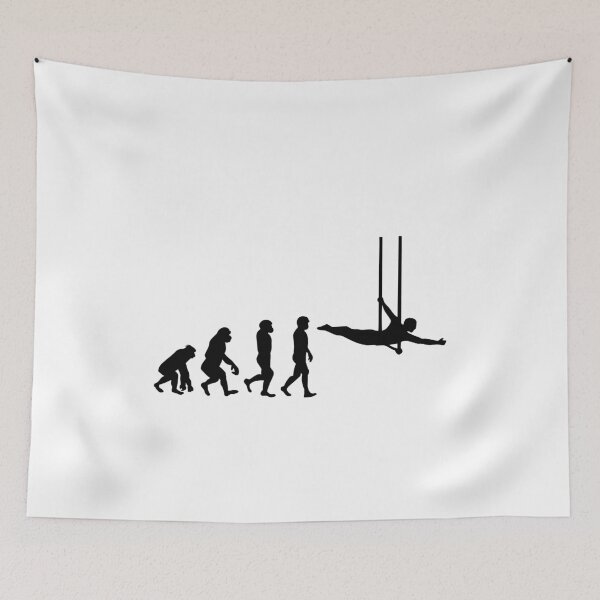 Item preview, Flying Trapeze Artist Circus Gymnastics Evolution designed and sold by CuteDesigns1.
