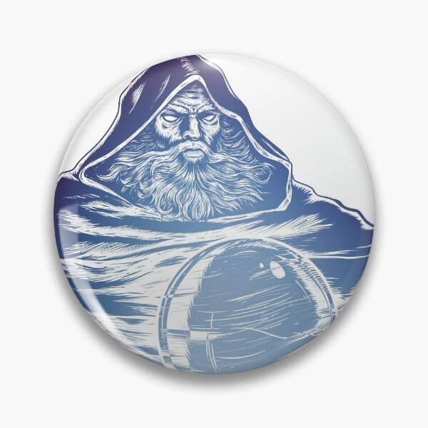 Item preview, Pondering The Orb Blue - Detailed meme Illustration designed and sold by CryptidArt.