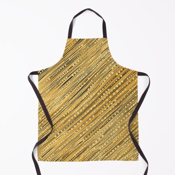 Item preview, Striped Ochre and Brown colored pattern designed and sold by IrinaIkar.