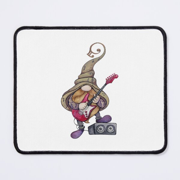 Item preview, Gnome Guitar Player-gift idea for band members designed and sold by BRtisticDesigns.