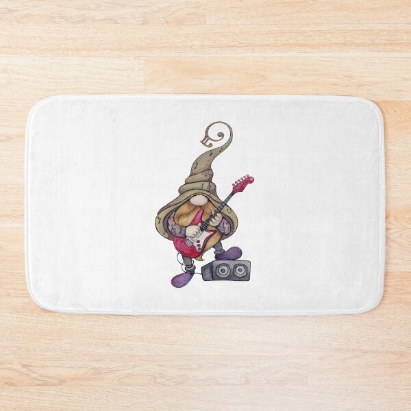 Item preview, Gnome Guitar Player-gift idea for band members designed and sold by BRtisticDesigns.
