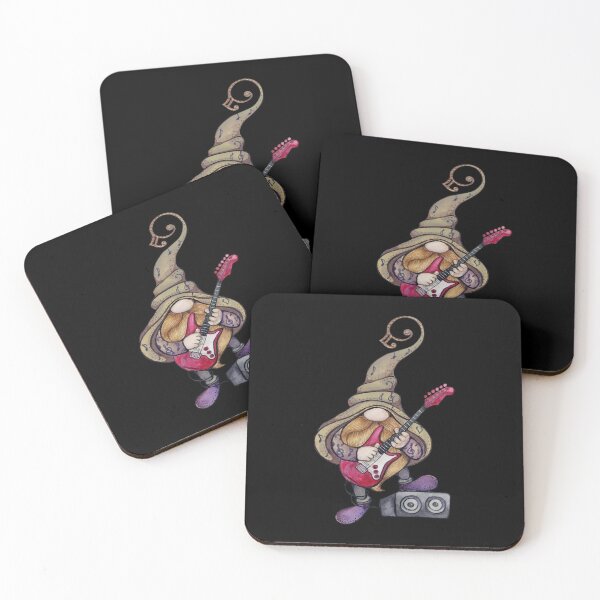 Item preview, Gnome Guitar Player-gift idea for band members designed and sold by BRtisticDesigns.