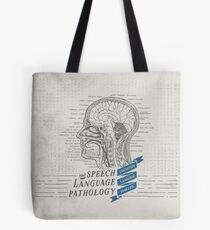 Speech Language Pathology Antique Anatomy Tote Bag