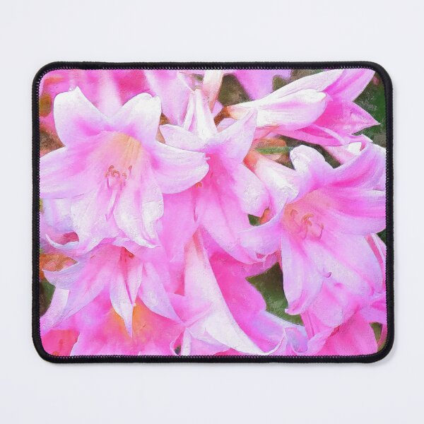 Item preview, Painterly Pink Belladonna Amaryllis Garden designed and sold by SeaChangeDesign.