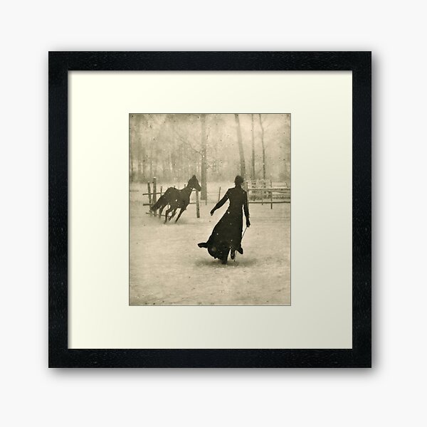 The Horse Trainer By Felix Thiollier 1899 Framed Art Print
