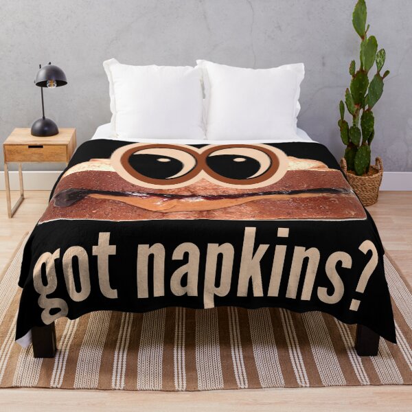 Item preview, Peanut Butter And Jelly Sandwich PB&J Got Napkins? designed and sold by CBCreations73.