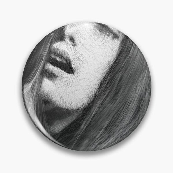 Item preview, The Portrait of a Charming Lady with Long Soft Hair designed and sold by LanLanGallery.