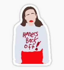 miranda sings haters back off! Sticker