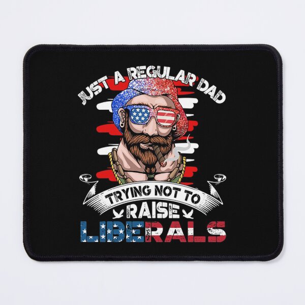 Item preview, Fourth Of July T-ShirtRepublican Just A Regular Dad Trying Not To Raise Liberals Patriotic designed and sold by BridCooge.