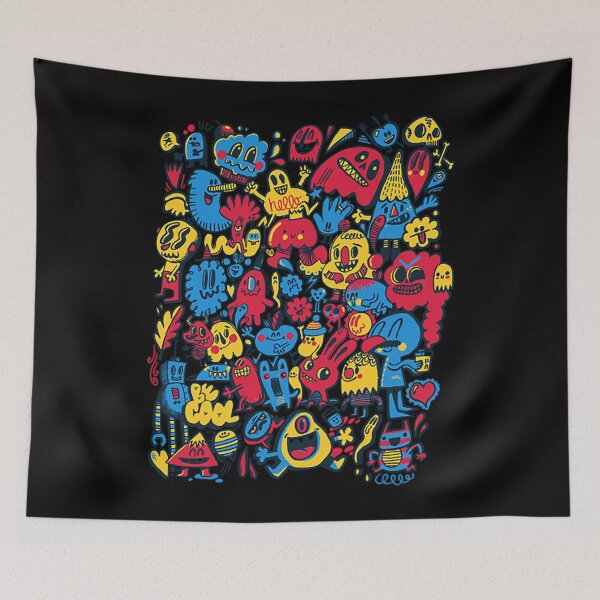 Item preview, Primary Colors Doodle T-ShirtPrimary Colors Doodle designed and sold by BridCooge.
