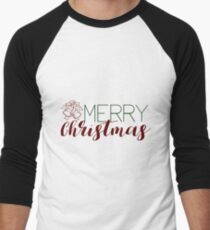 Merry Christmas Men's Baseball ¾ T-Shirt