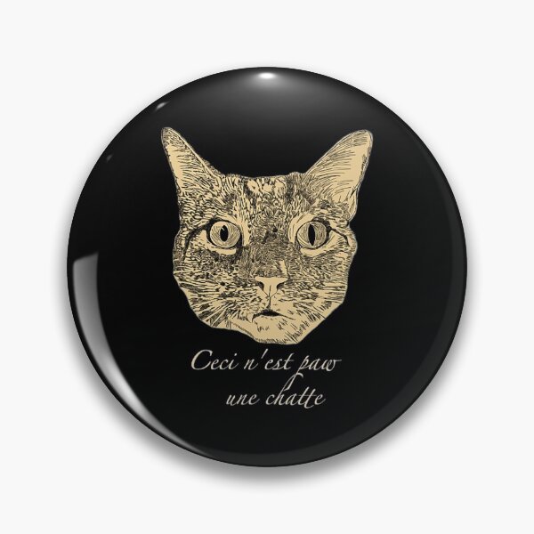 Item preview, Treachery Of Cats T-ShirtCeci n'est paw une chatte designed and sold by BridCooge.