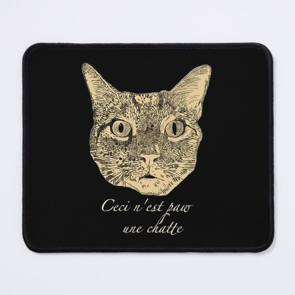 Item preview, Treachery Of Cats T-ShirtCeci n'est paw une chatte designed and sold by BridCooge.