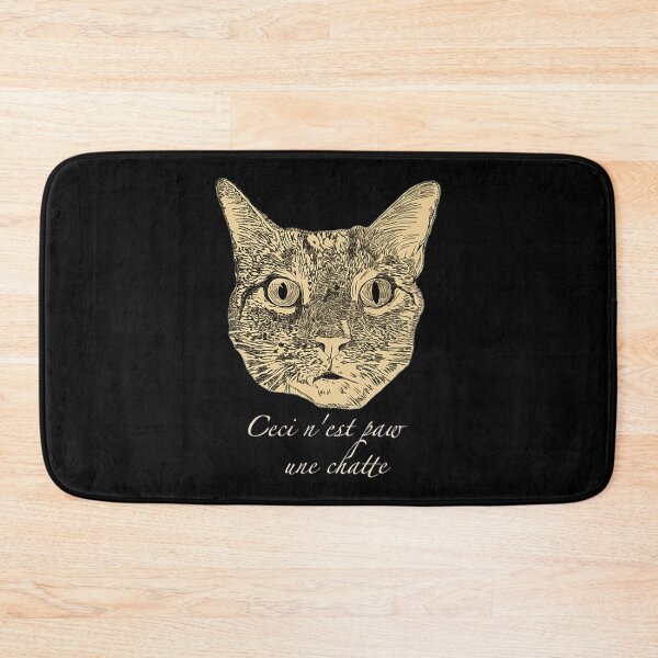 Item preview, Treachery Of Cats T-ShirtCeci n'est paw une chatte designed and sold by BridCooge.
