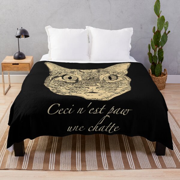 Item preview, Treachery Of Cats T-ShirtCeci n'est paw une chatte designed and sold by BridCooge.