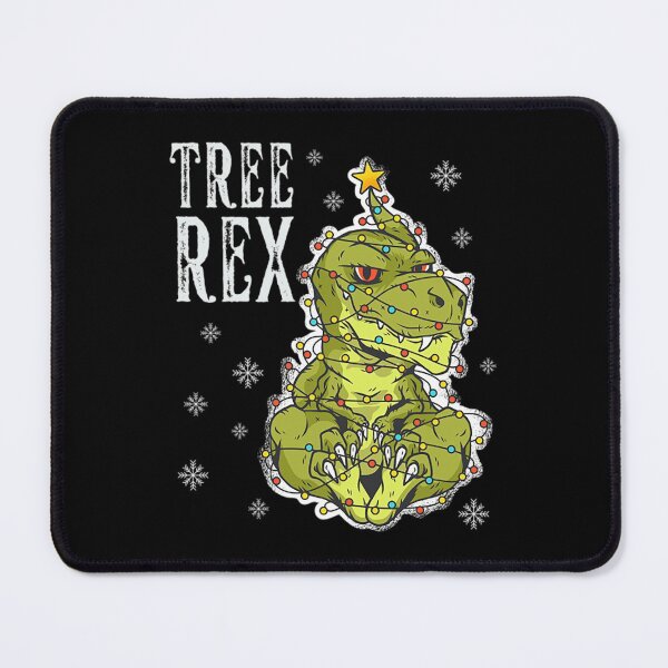 Item preview, Tree Rex T-ShirtChristmas Dinosaur Tree Rex - Blue designed and sold by BridCooge.