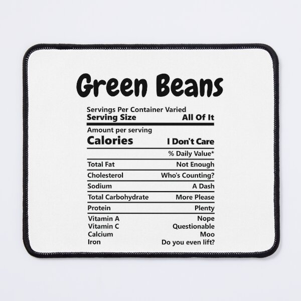 Item preview, Green Beans - Servings Per Container designed and sold by CheryleaDesigns.