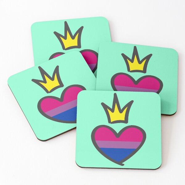 Item preview, Bisexual Pride Heart Crown designed and sold by Lori P.