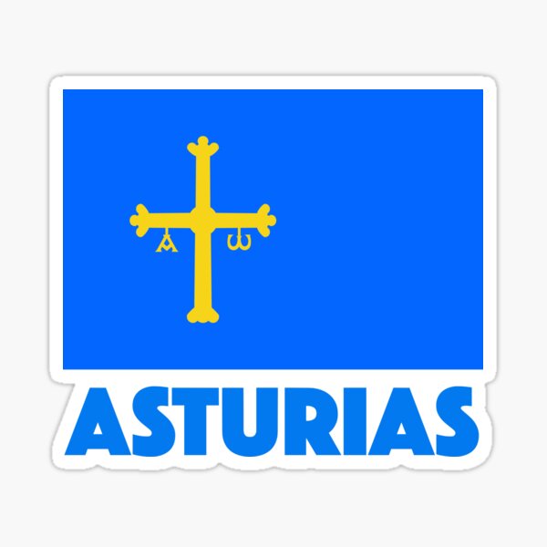 Artikel-Vorschau von Bandera De Asturias, Spanien, designt und verkauft von JackCurtis1991.