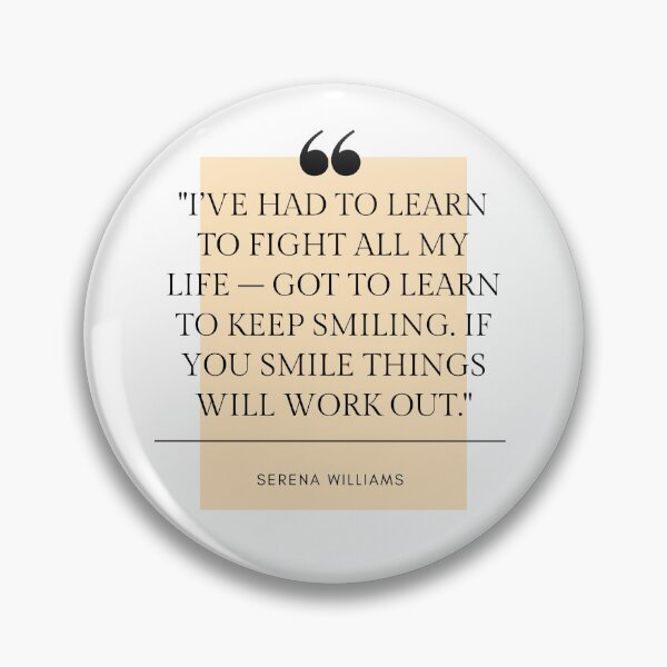 Item preview, Cita de Serena Williams designed and sold by Swimerch.