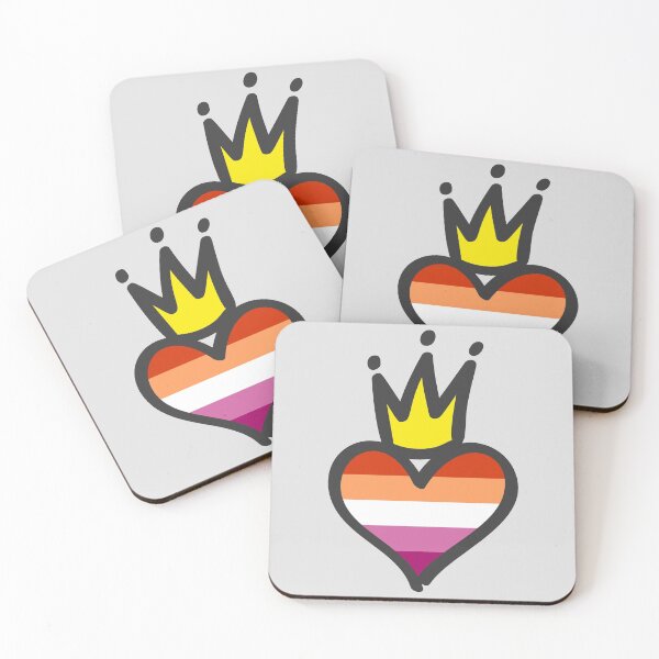 Item preview, Lesbian Pride Heart Crown designed and sold by Lori P.