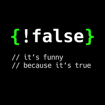 Artwork thumbnail, Retro !False - Funny Coding Programmer Gift Computer Programming by TNMankdesign