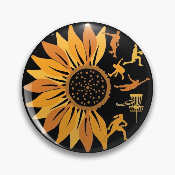 Item preview, Disc Golf Sunflower Floral designed and sold by JobyeBee.