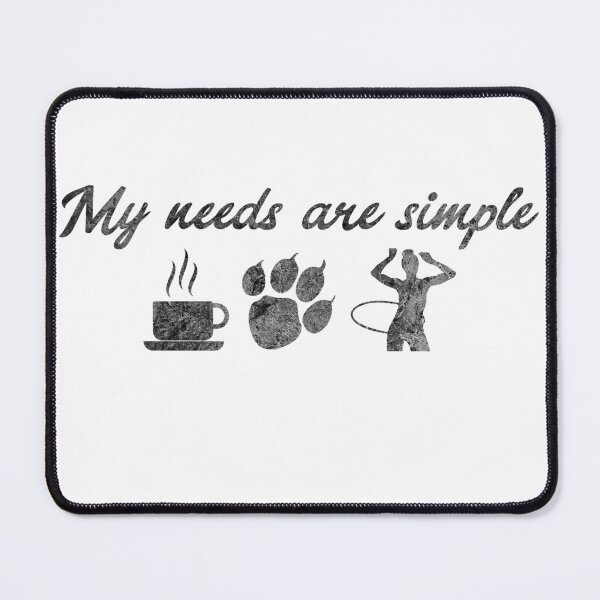 Item preview, My needs are simply coffee cat hula designed and sold by DerNerd.